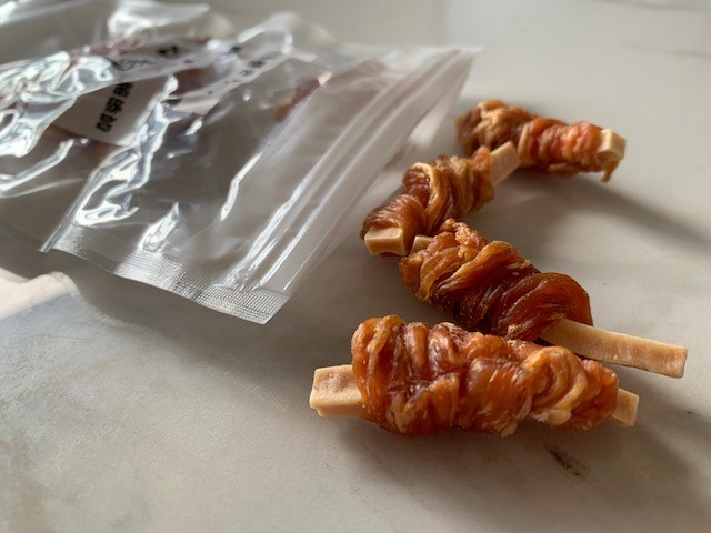 無添加おやつ　ささみ巻きチーズ