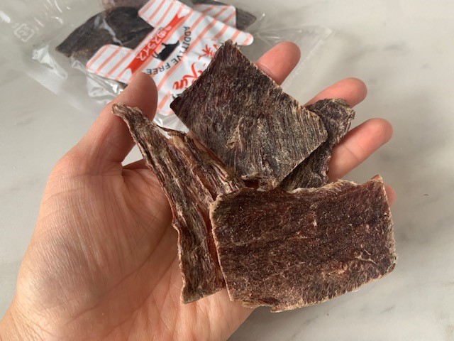 国産無添加おやつ　牛肉スライス
